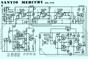 Sanyo Mercury schematic circuit diagram